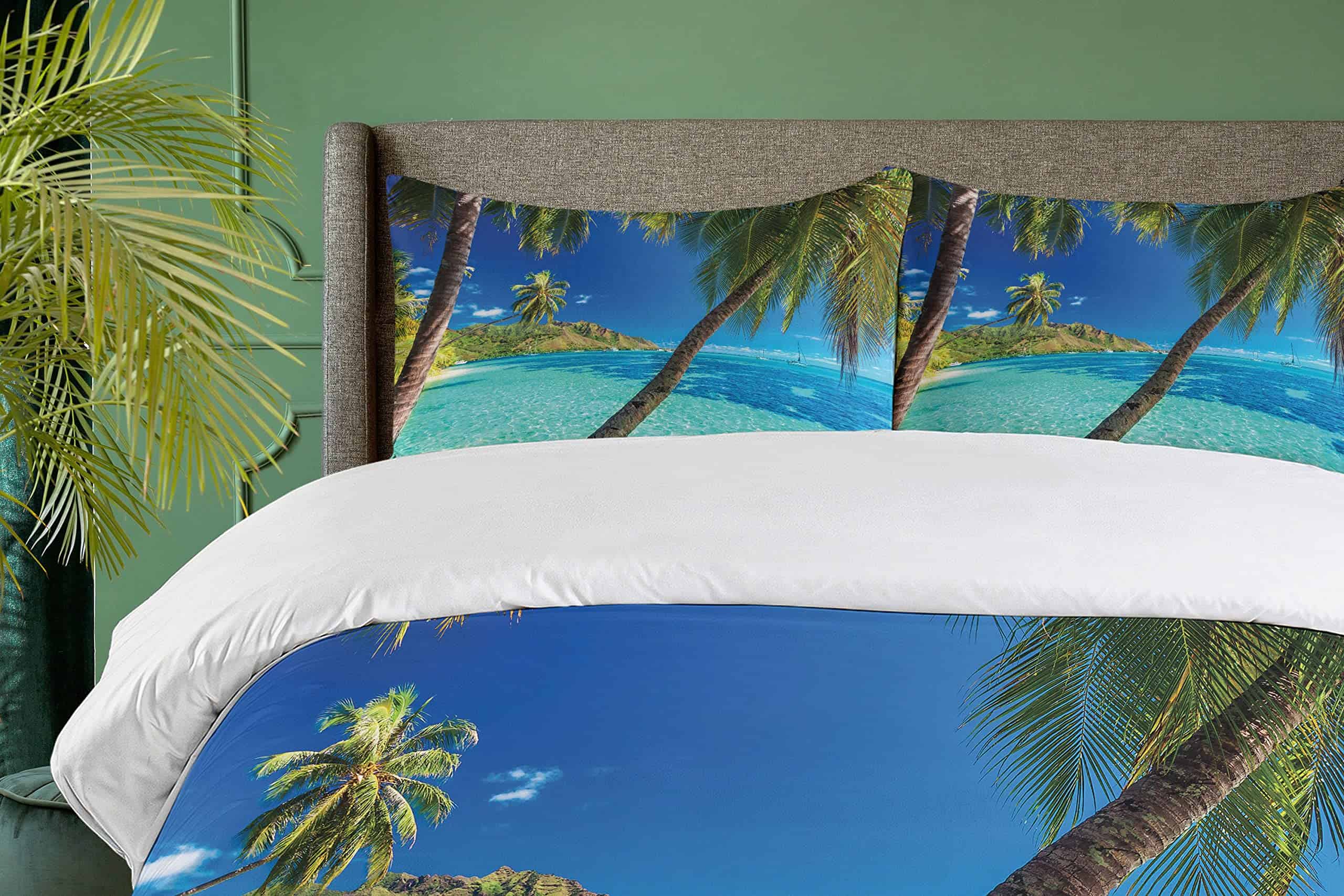 Juego de Funda Nórdica Ambesonne Ocean, Imagen de una Playa - Imagen 4