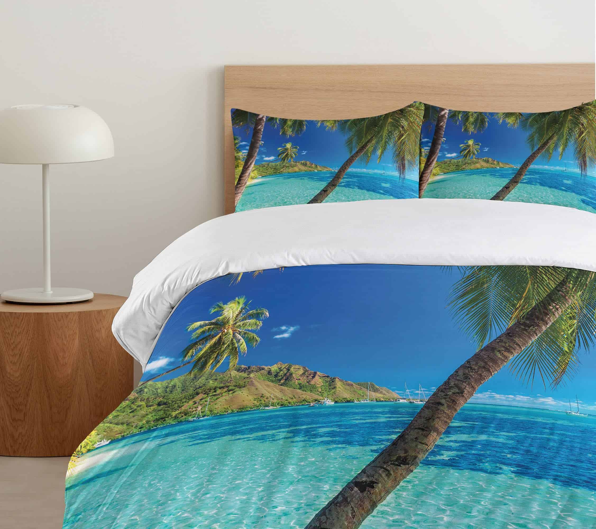 Juego de Funda Nórdica Ambesonne Ocean, Imagen de una Playa - Imagen 6