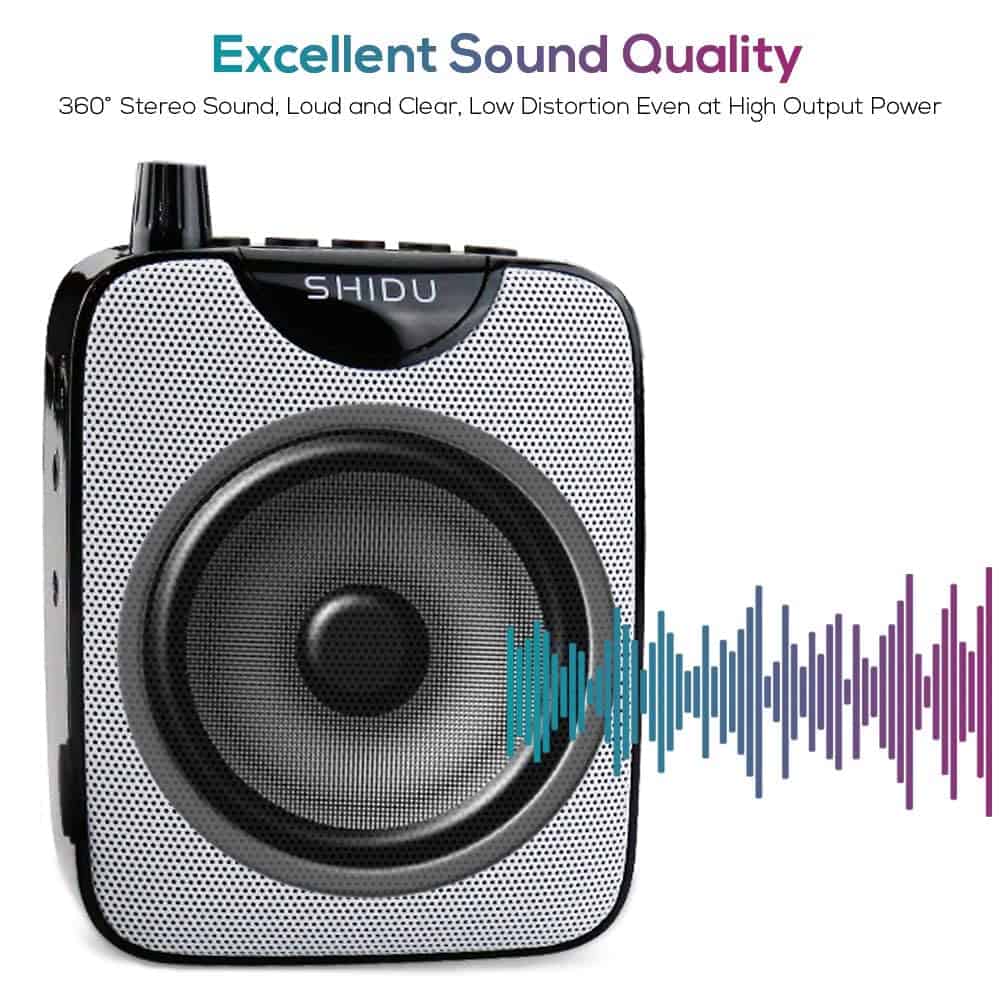 Amplificador de Voz Inalámbrico SHIDU Original 10W Sistema - Imagen 3