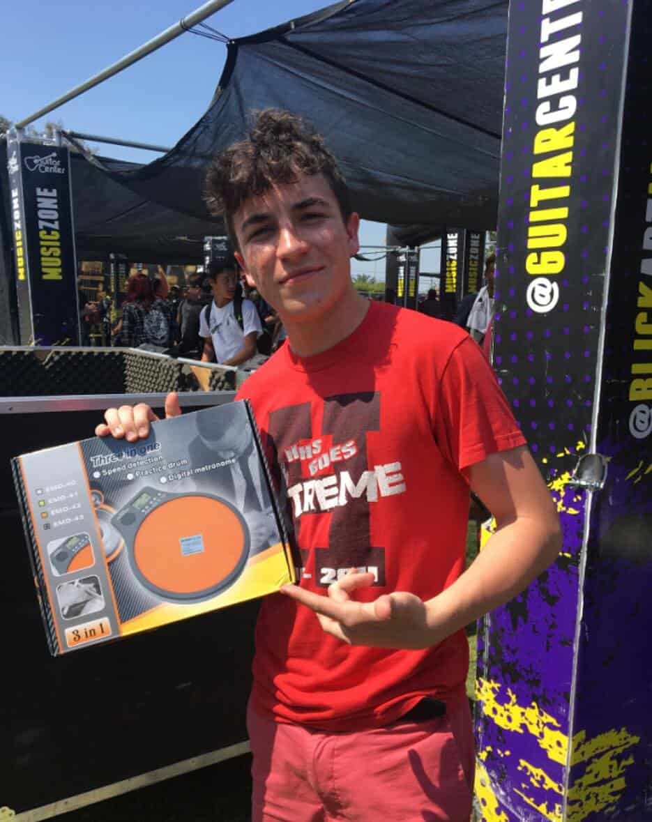 ENO Music Tambor de Práctica de Goma para Principiantes con - Imagen 9