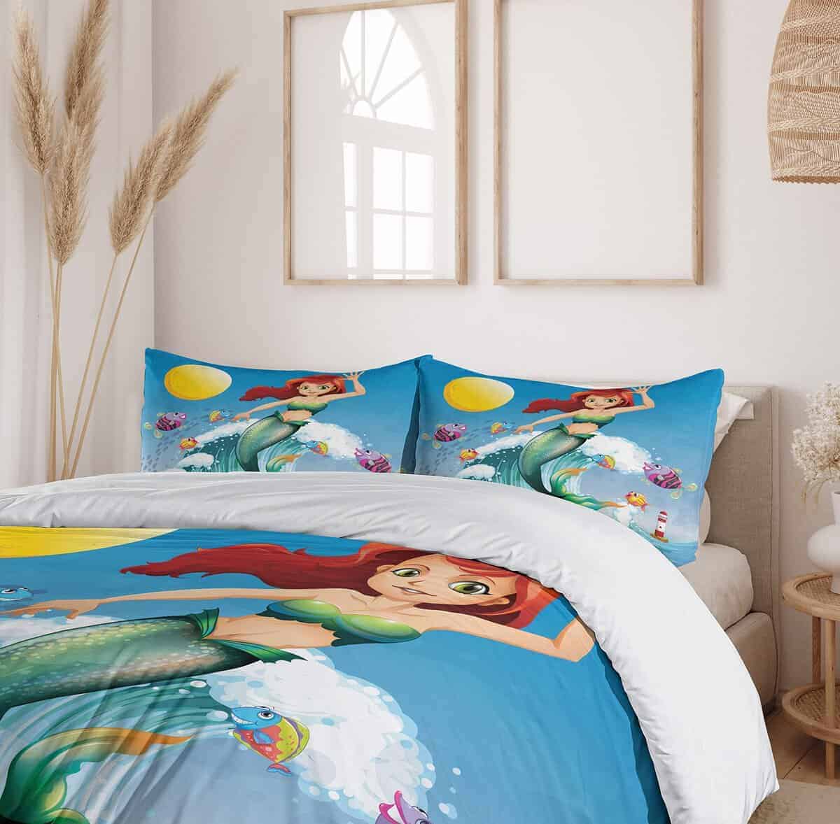 Juego de Funda Nórdica Ambesonne Sirena, Ilustración de - Imagen 7