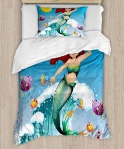 Juego de Funda Nórdica Ambesonne Sirena, Ilustración de