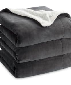 Mantas de Sherpa Fleece tamaño Queen para Cama - Gruesa y
