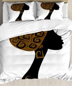 Juego de Funda de Edredón Ambesonne Africana, Perfil de