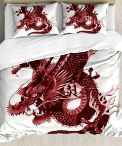 Juego de Funda nórdica Ambesonne Dragon, Tema de Dragón