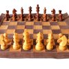 Tablero de ajedrez de cuero genuino StonKraft - Gran tamaño