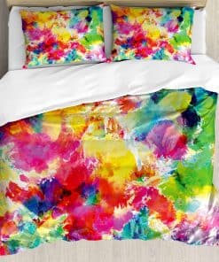 Juego de Funda nórdica Ambesonne Pastel, Estilo de Pintura