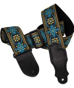 Correa de Guitarra Franklin - Retro Folk 2" - Turquesa con