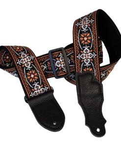 Correa para Guitarra Franklin - Retro Folk 2" - Naranja con