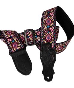 Correa de guitarra Franklin Strap - 2" Retro Folk - Rosa