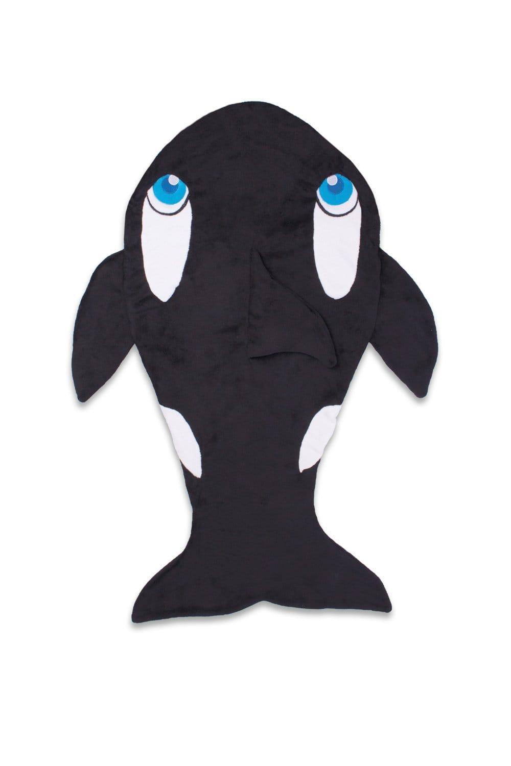 Manta con capucha portátil en forma de ballena orca de Fin - Imagen 3