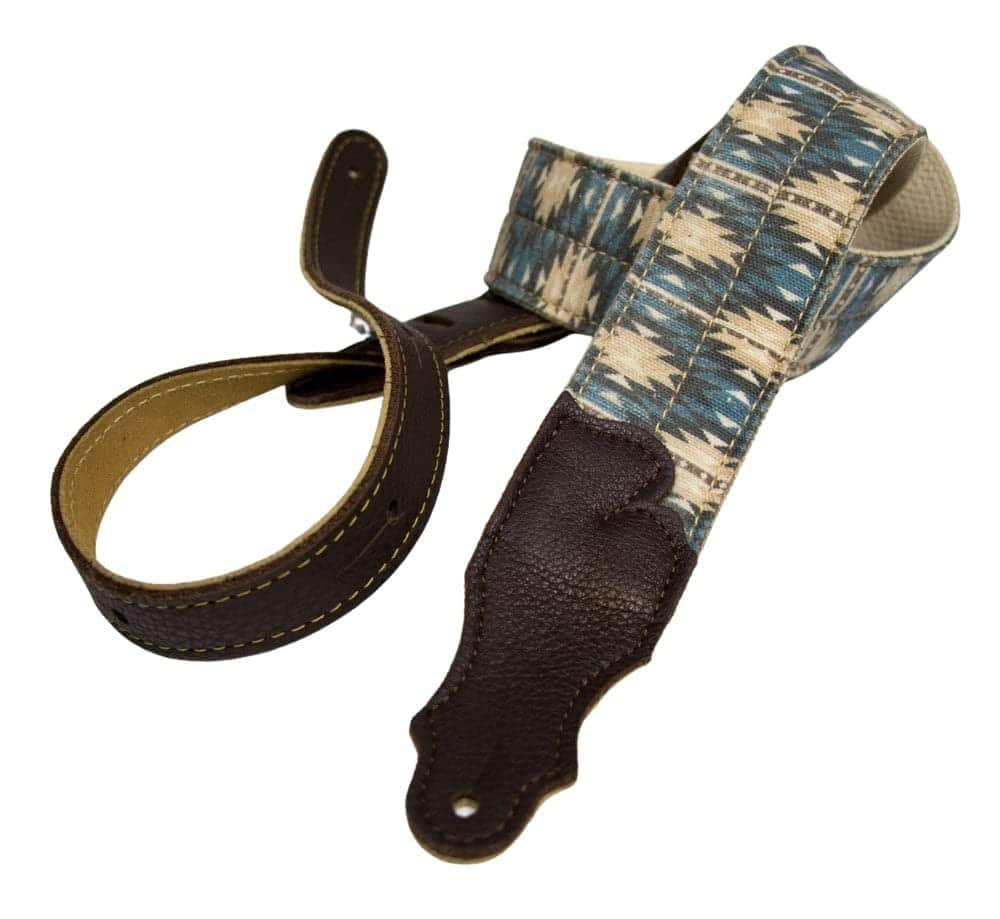 Correa para Guitarra Franklin - 2" Old Aztec - Azul con