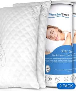 WonderSleep Almohadas de Espuma de Memoria Ajustable