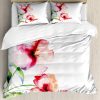 Set de Funda Nórdica Ambesonne Watercolor Flower, Flores de