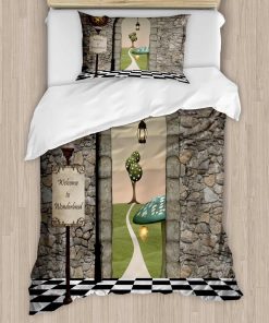 Juego de Funda Nórdica Ambesonne Alicia en el País de las