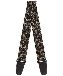 Correa de Guitarra Buckle-Down - Calaveras de Piratas