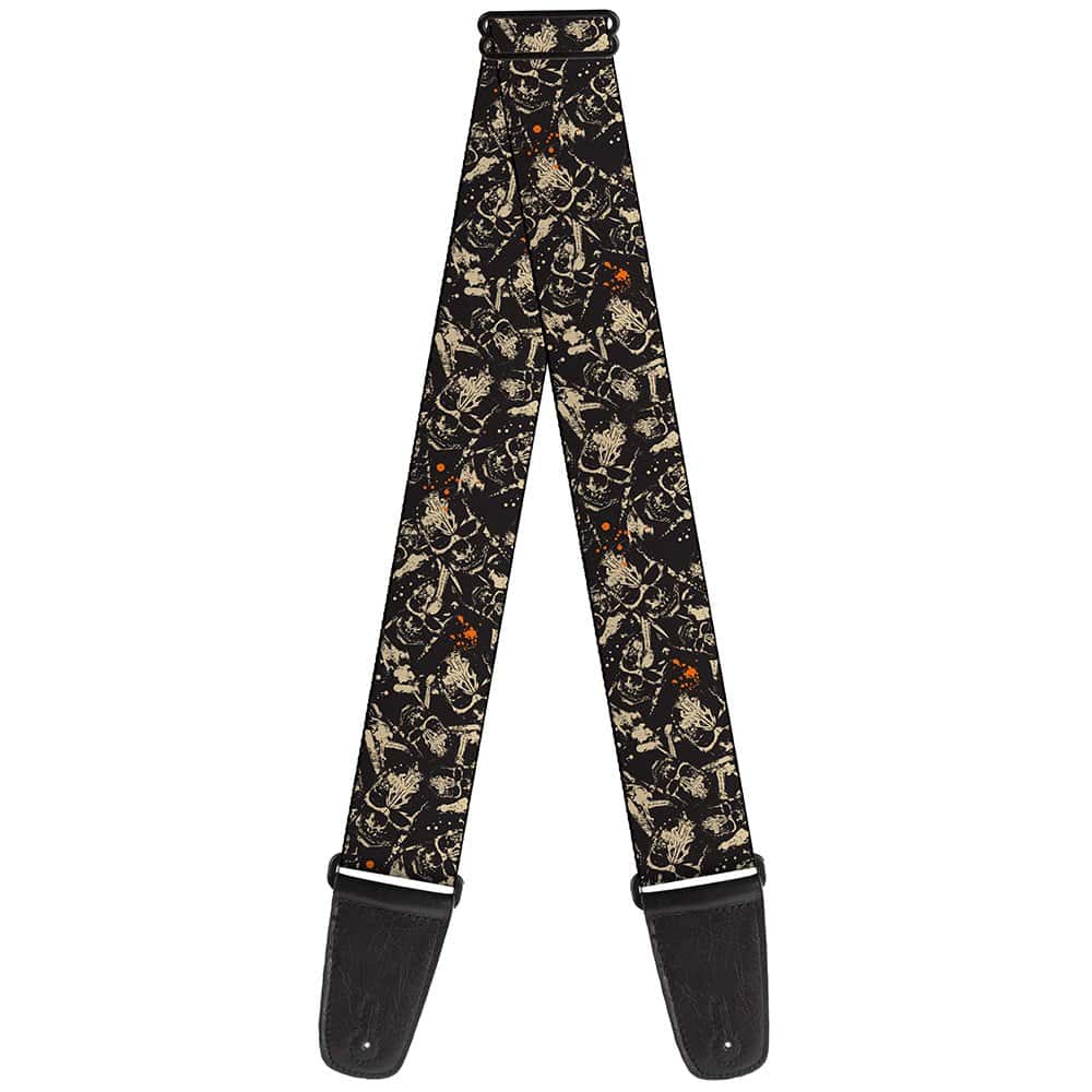 Correa de Guitarra Buckle-Down - Calaveras de Piratas