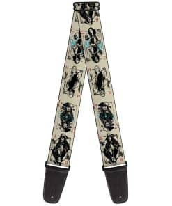 Correa para guitarra Buckle-Down - Piratas Pose de 4