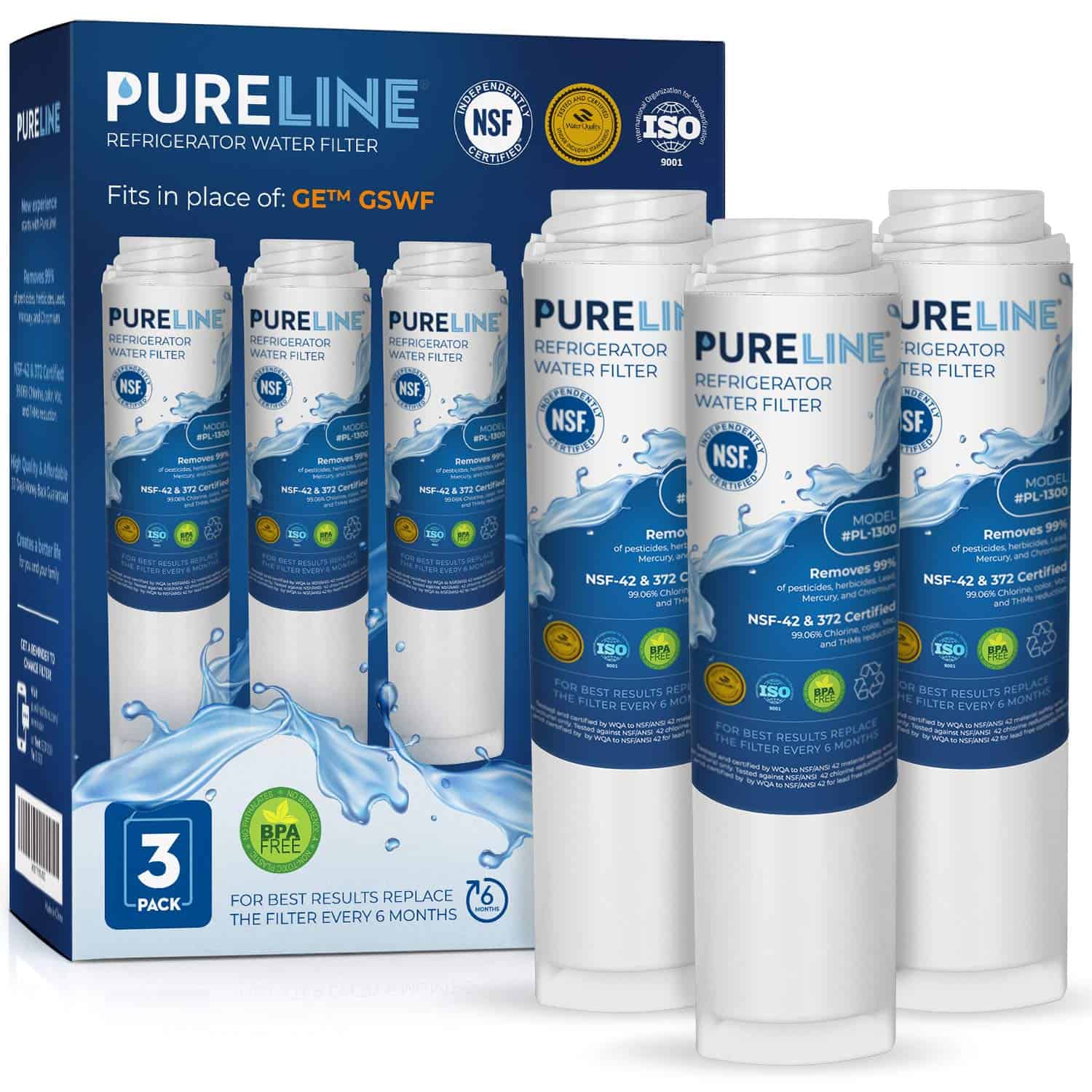 Pureline GSWF Repuesto para GE GSWF, Kenmore 46-9914,