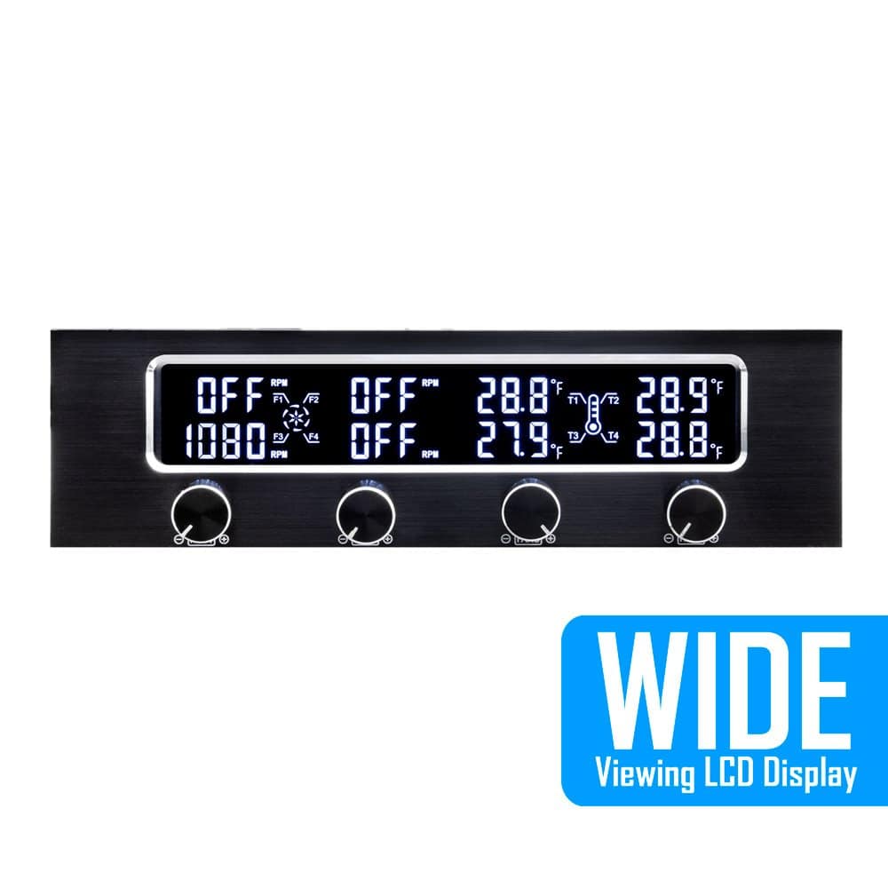 Controlador de Ventilador de 4 Canales Kingwin con LED, Se - Imagen 8