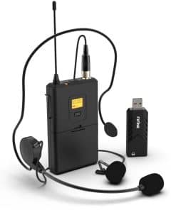 Micrófonos inalámbricos FIFINE para computadora, sistema de