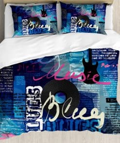 Juego de Funda Nórdica Ambesonne Old Newspaper, Vibrante