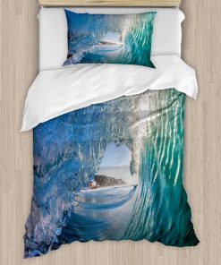 Juego de funda nórdica Ambesonne Wave, Detalles de olas