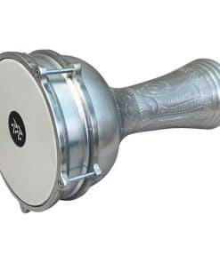 ZAZA Percusión 16'' Darbuka de Aluminio, 8" Tambor