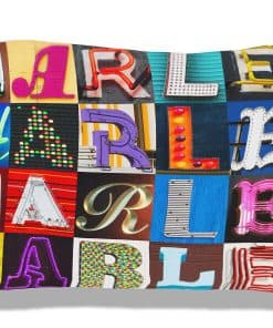 Funda de almohada personalizada HARLEY - nombre en letras