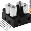 Vixen Air Suspension Valve Manifold 1/4" NPT Kit con 4
