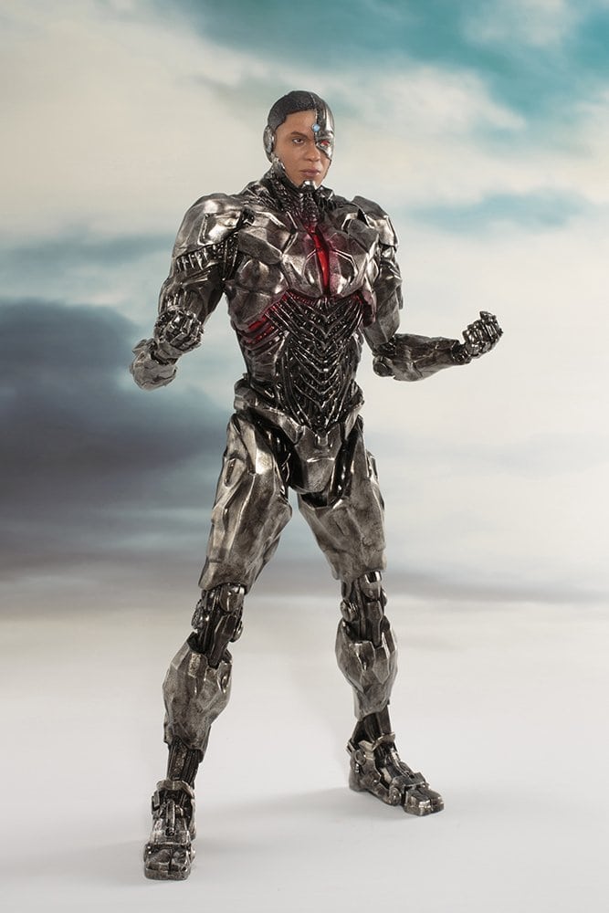 Estátua DC Comics SV214 Justice League Movie Cyborg Artfx+ - Imagen 5