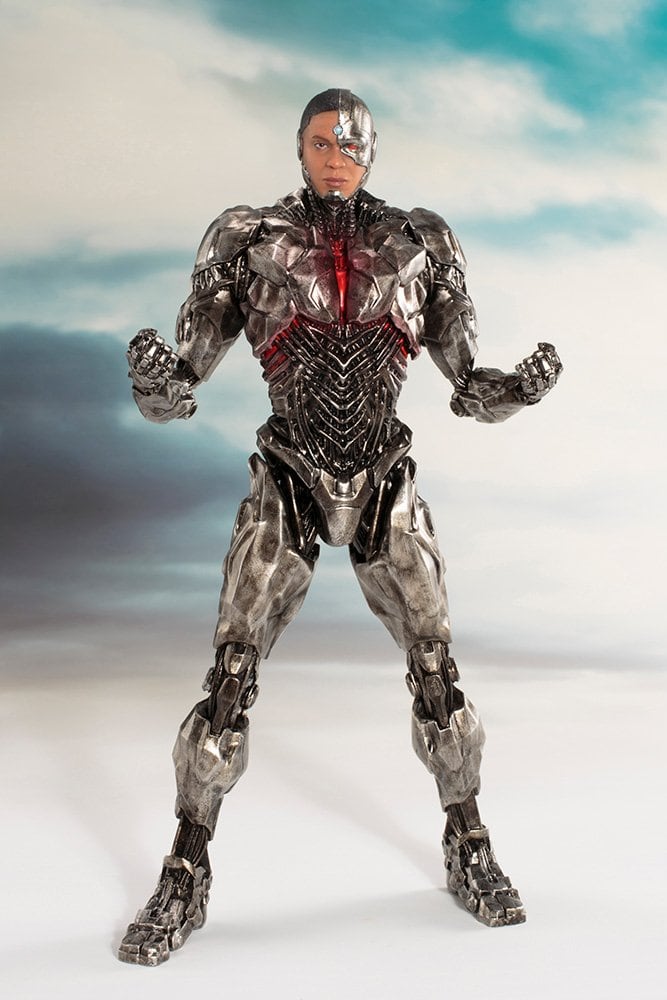 Estátua DC Comics SV214 Justice League Movie Cyborg Artfx+ - Imagen 3