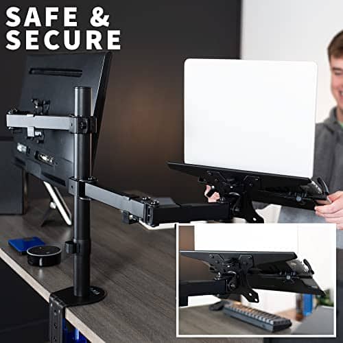 Soporte de escritorio para monitor y laptop VIVO Full - Imagen 9