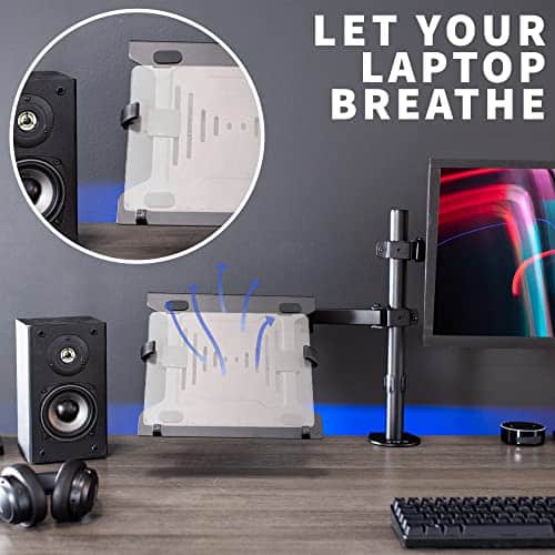 Soporte de escritorio para monitor y laptop VIVO Full - Imagen 5