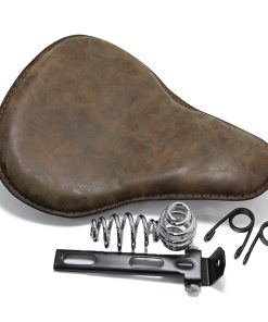 Asiento Individual de Motocicleta de 13" Marrón para Harley