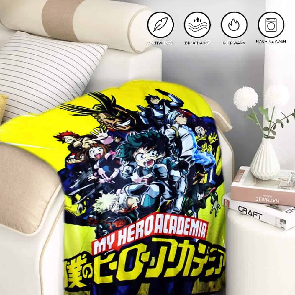 Manta de Franela My Hero Academia Clase 1-A | 45" X 60" - Imagen 6
