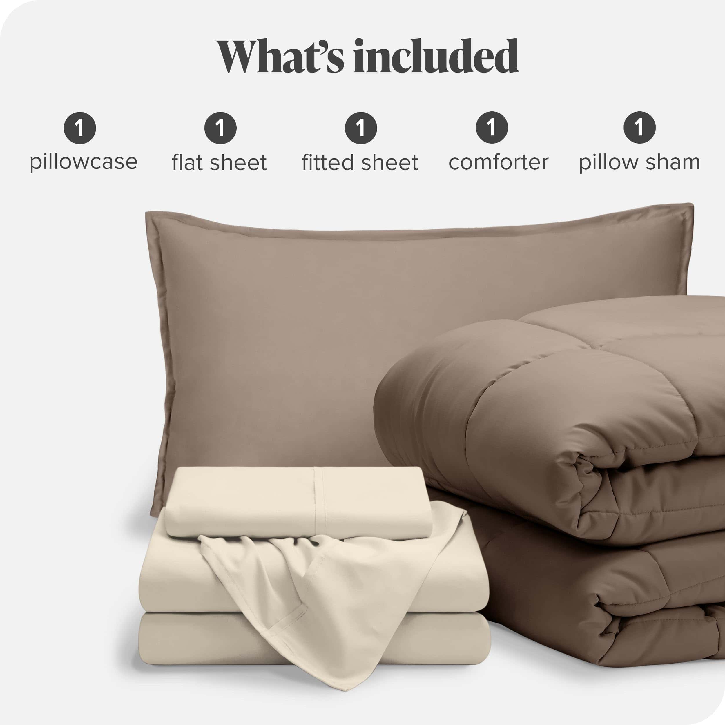 Juego de Cama Bare Home Bed-in-A-Bag de 5 Piezas - Twin XL - Imagen 8