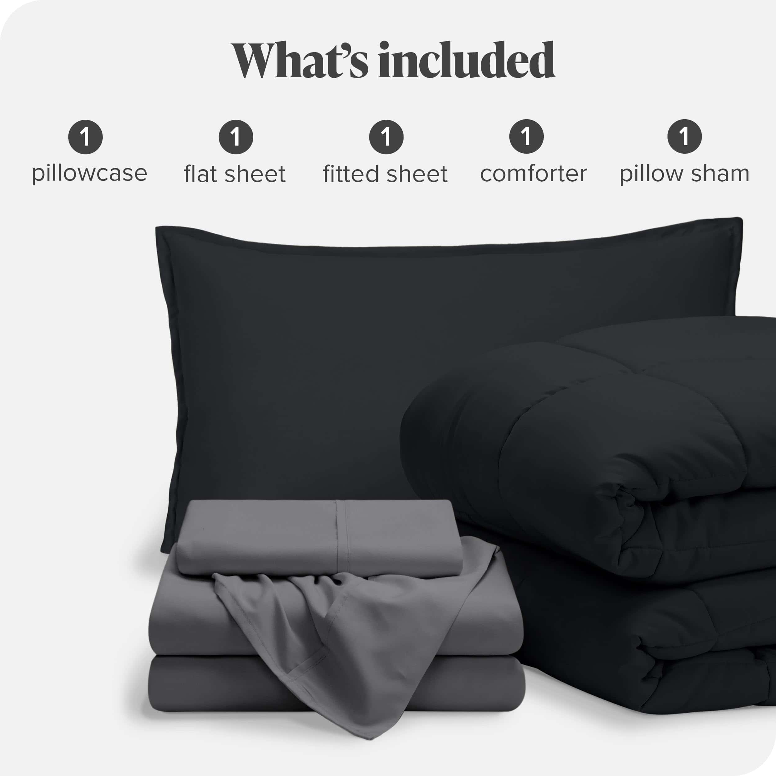 Juego de Sábanas y Edredón de 5 Piezas Bare Home - Imagen 8