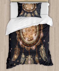 Juego de Funda Nórdica Ambesonne Mandala, Diseño de