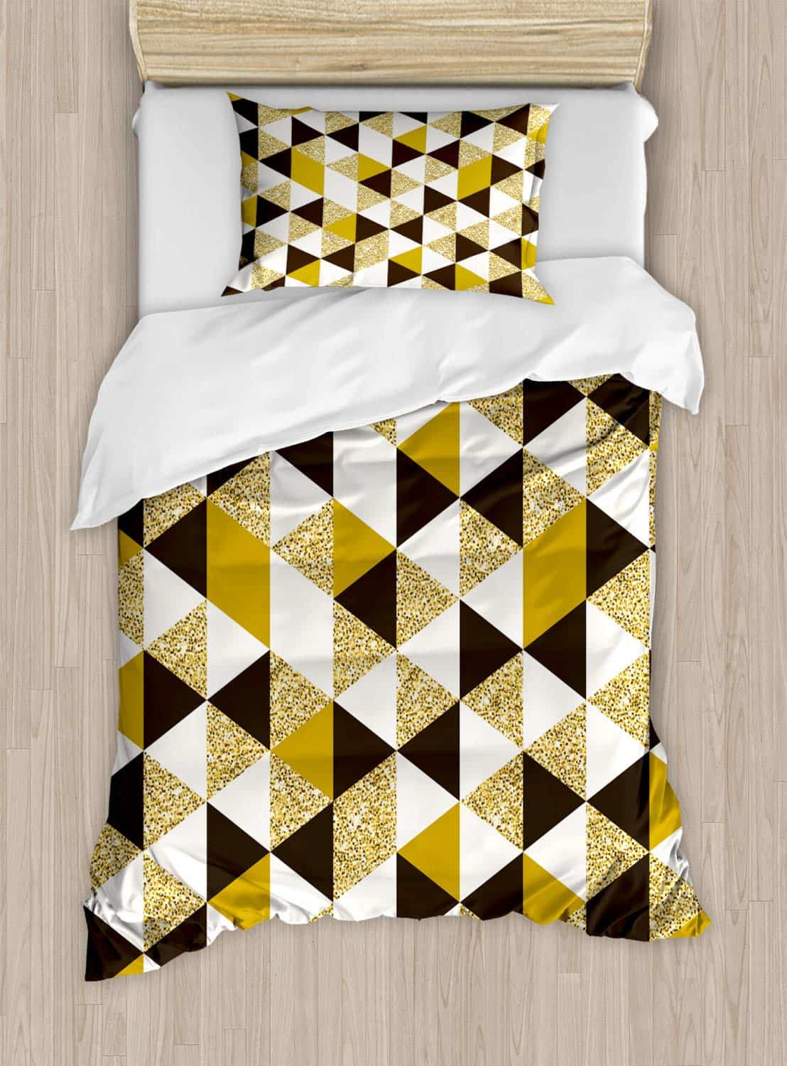 Juego de Funda Nórdica Geométrica Ambesonne, Patrón de