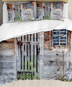 Juego de Funda Nórdica Ambesonne Prehistórica de Campo,