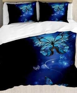 Juego de Funda de Edredón Ambesonne Azul Oscuro,