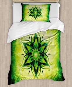 Juego de Funda nórdica Ambesonne Lotus, Imagen Digital