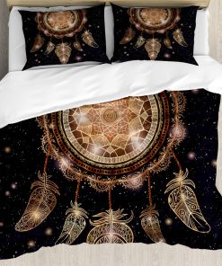 Juego de Funda de Edredón Mandala Ambesonne, Diseño de