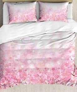 Set de Funda de Edredón Ambesonne Rose, Árbol de Cerezo