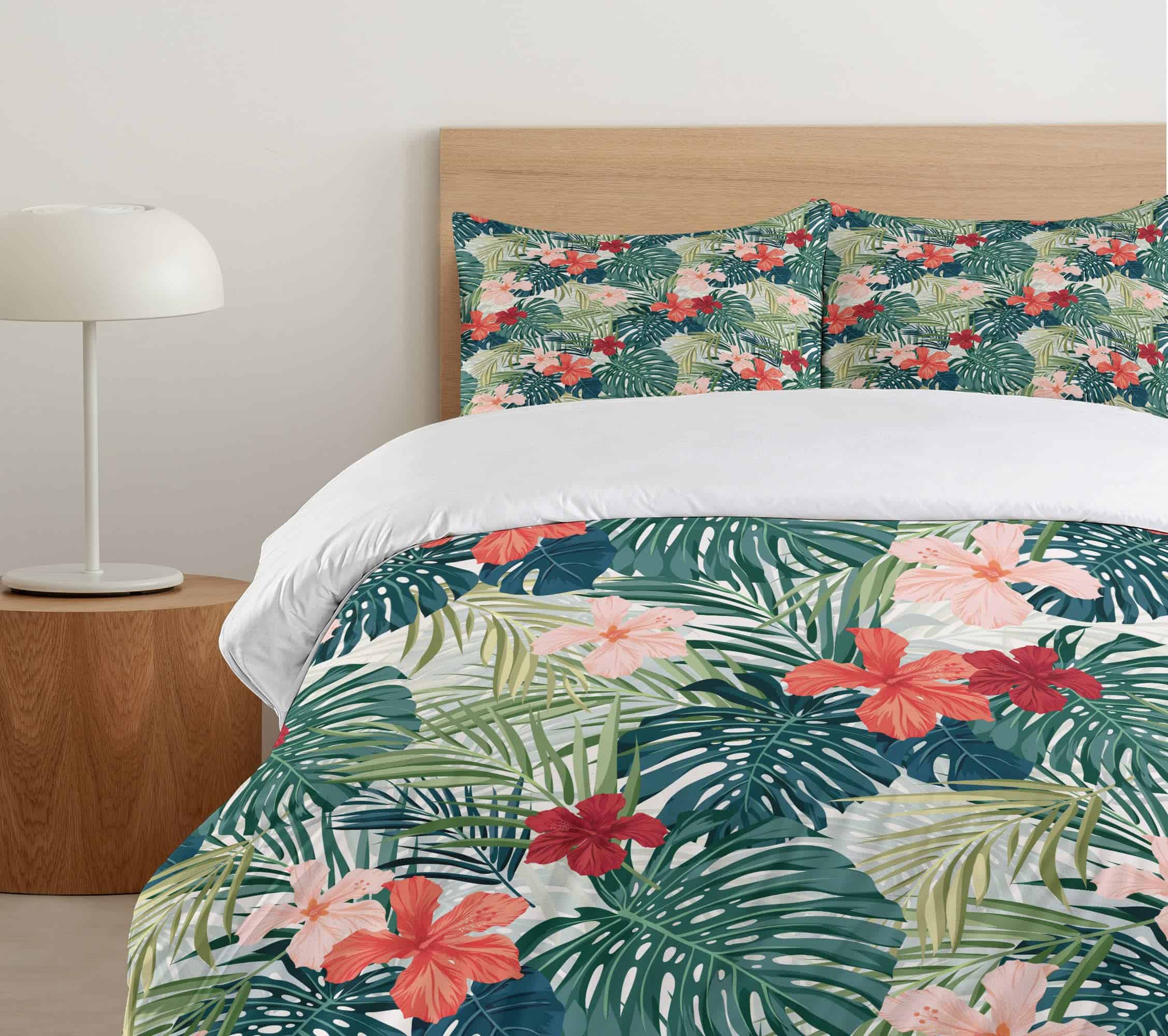 Juego de Funda Nórdica Ambesonne Leaf, Tema de Vacaciones - Imagen 6