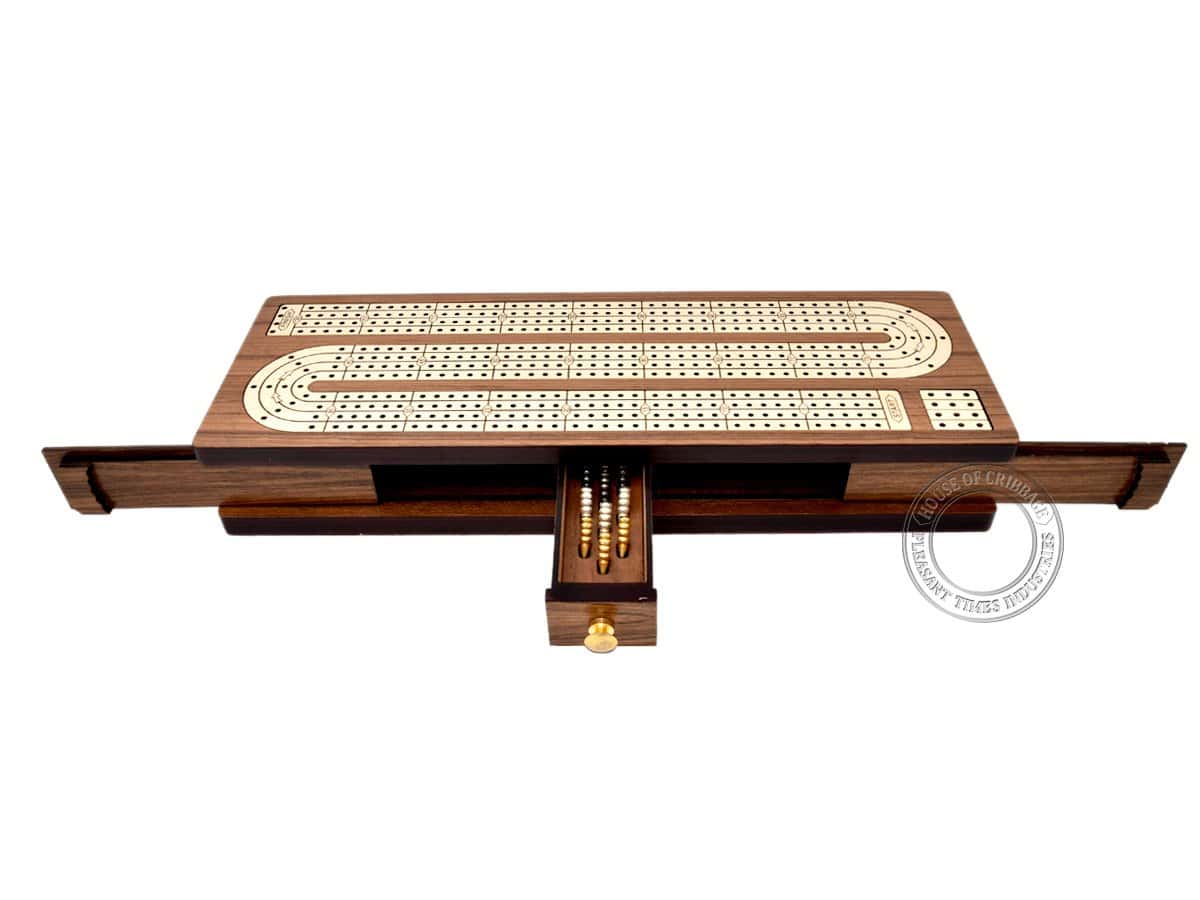 Tablero de Cribbage Continuo Incluido en Madera de - Imagen 5
