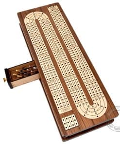 Tablero de Cribbage Continuo Incluido en Madera de