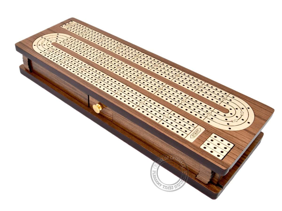 Tablero de Cribbage Continuo Incluido en Madera de - Imagen 4