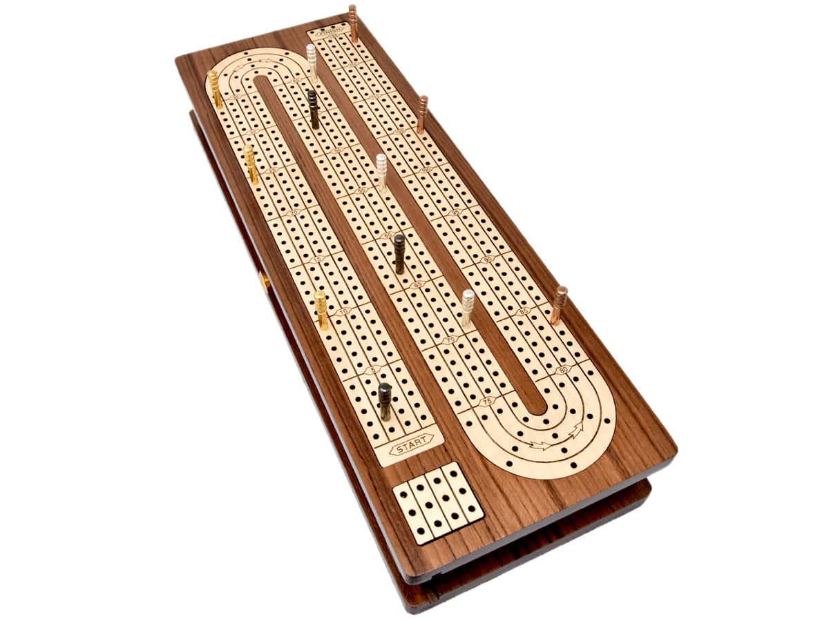 Tablero de Cribbage Continuo Incluido en Madera de - Imagen 3